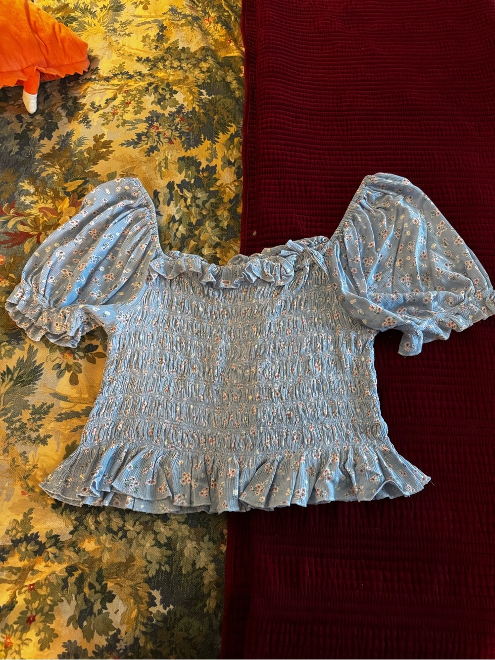 Forever21 Plus smocked top